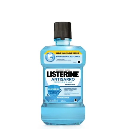 Listerine Antisarro Enjuague Bucal Zero Alcohol X 500ml