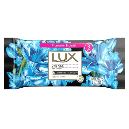 Lux Jabón de Tocador en Barra Botanicals Lirio Azul 3x125 gr