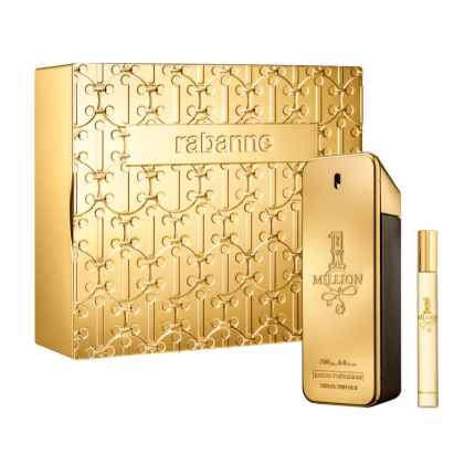 Paco Rabanne One Million Cofre Edt 200 Ml + Travel Spray 10 Ml Perfume Hombre Importado