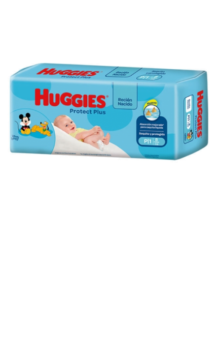Pañales Huggies Protect Plus P X8