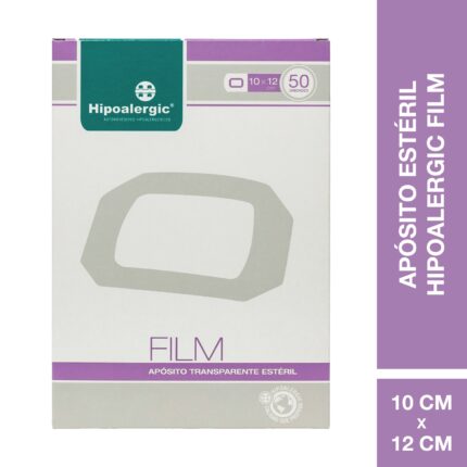 Hipoalergic Film Apósito Transparente Estéril 10 cm x 12 cm (caja x 50 unidades)
