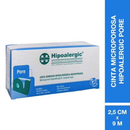 Hipoalergic Pore Cinta Adhesiva Microporosa 2,5 cm x 9 m (caja x 12 unidades)