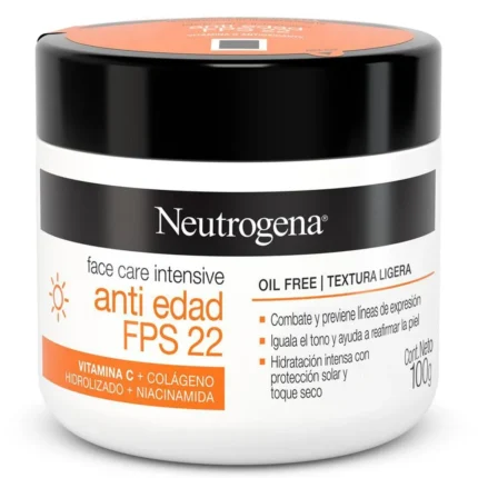 Neutrogena Face Care Intensive Crema Hidratante Mate 3 En 1 X 100 Gramos